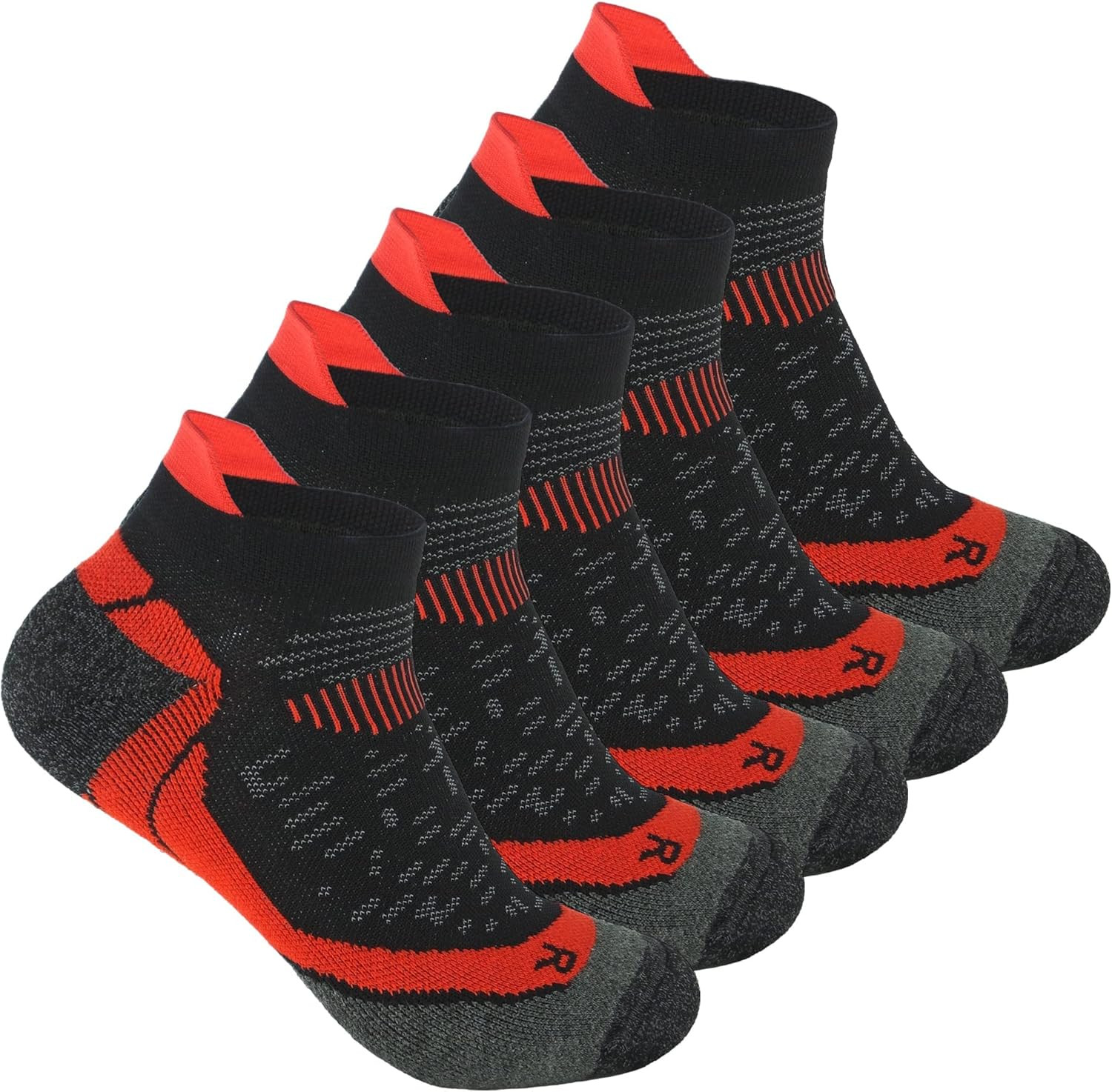 Mens and Womens Anti Odor Quick Dry Sweat Resistant Padded Low Cut/Quarter Compr