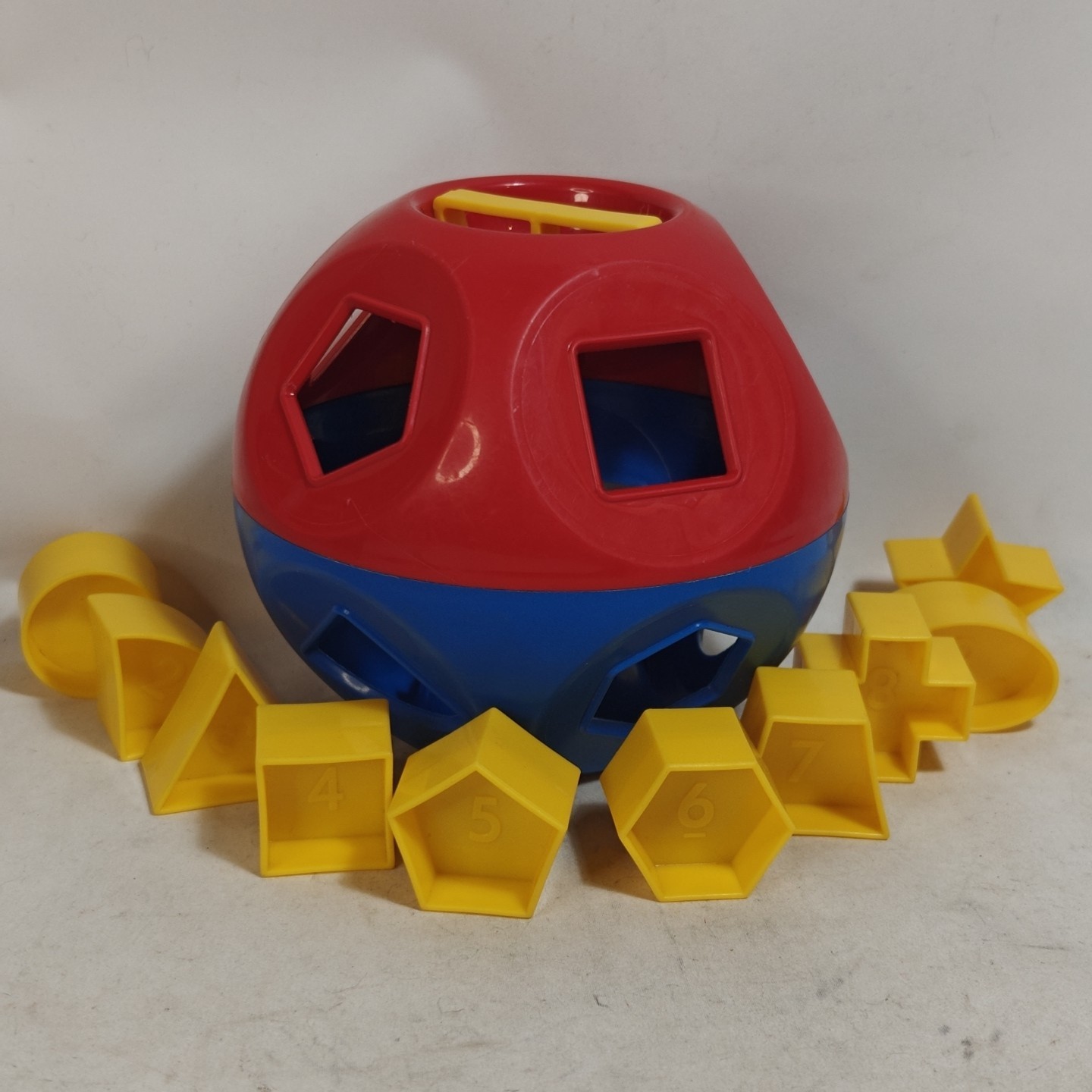 Tupperware Shape O Toy Kids Baby Toddler Development Sorting Ball Complete #set