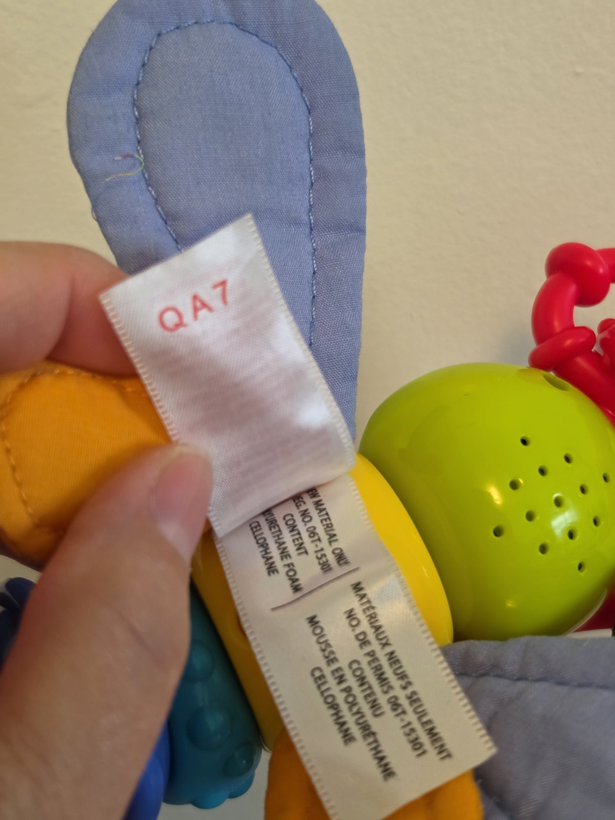 Bright Starts Twisty Bug Dragonfly/Butterfly Rattle Not tested