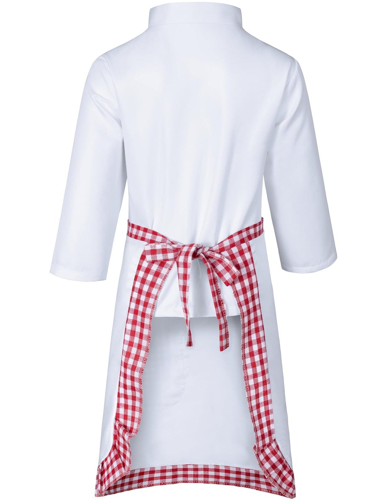 Kids Chef Costume for Boys Girls Kitchen Cooking Party Cosplay 3-12 Years Red