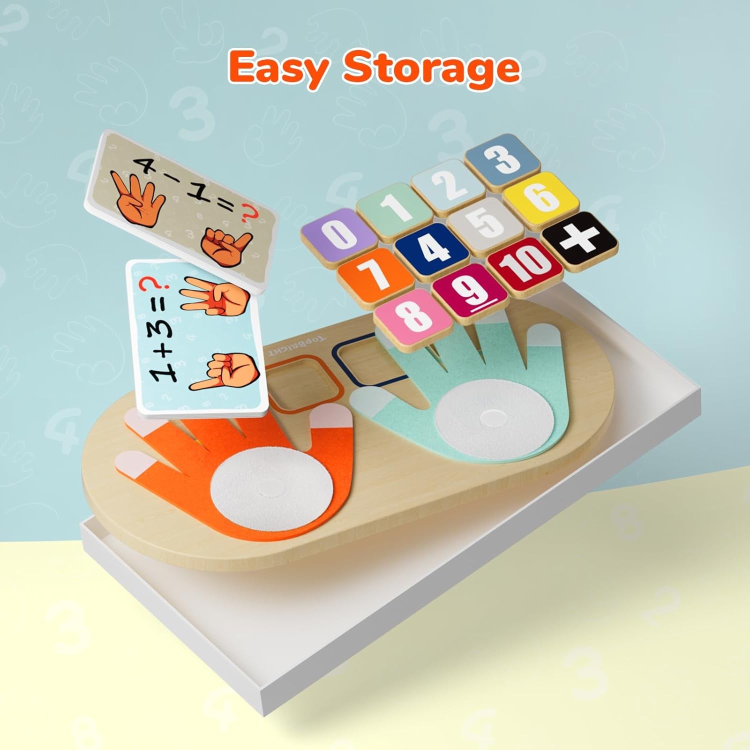 Educational Learning Number Toy for Toddler – Finger Counting Math Toys