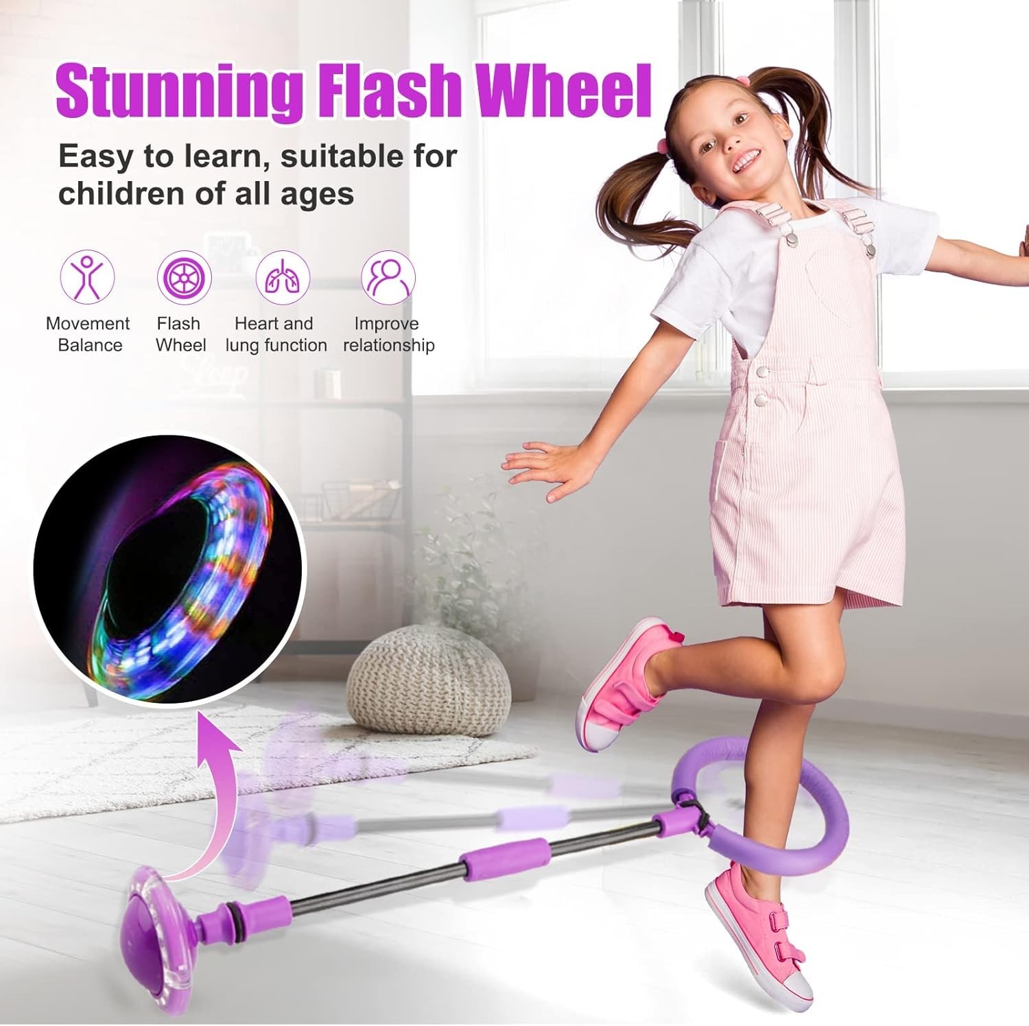 Manual Operation Ankle Skip Ball – Engage Your Kids with Active Play Outdoors