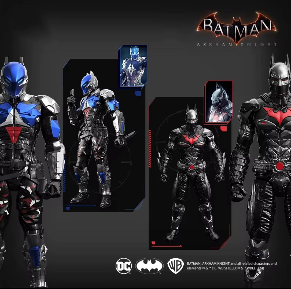Batman Arkham Knight F5 Blind Box 10cm Collectible Model 7 Styles Gift Toy