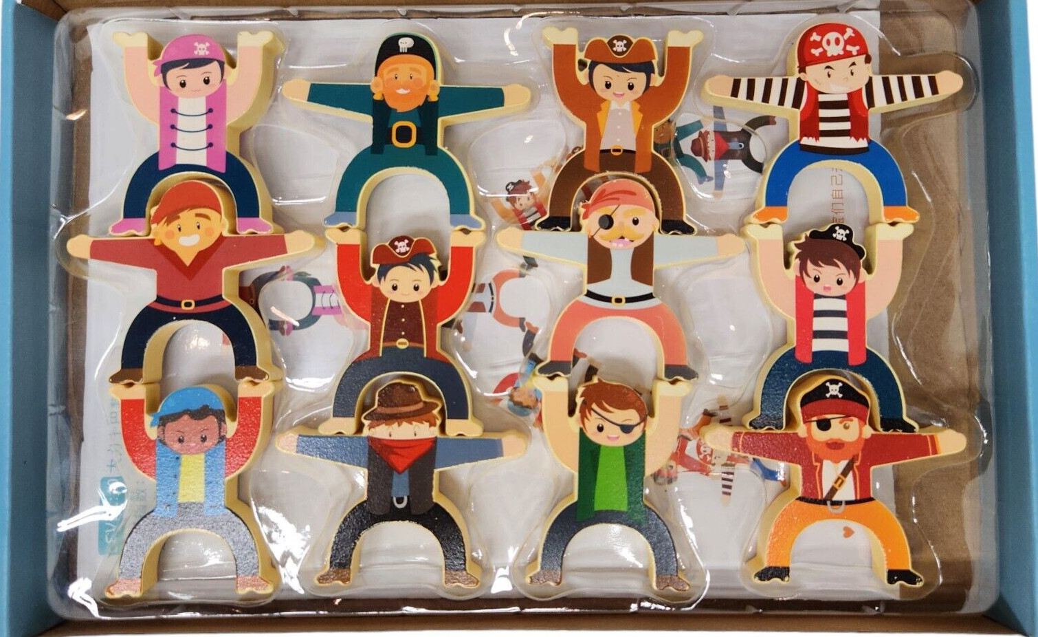 Haakaa Monkey Stacking Toy Set Food Grade Silicone Stacking Puzzle Building NIOB