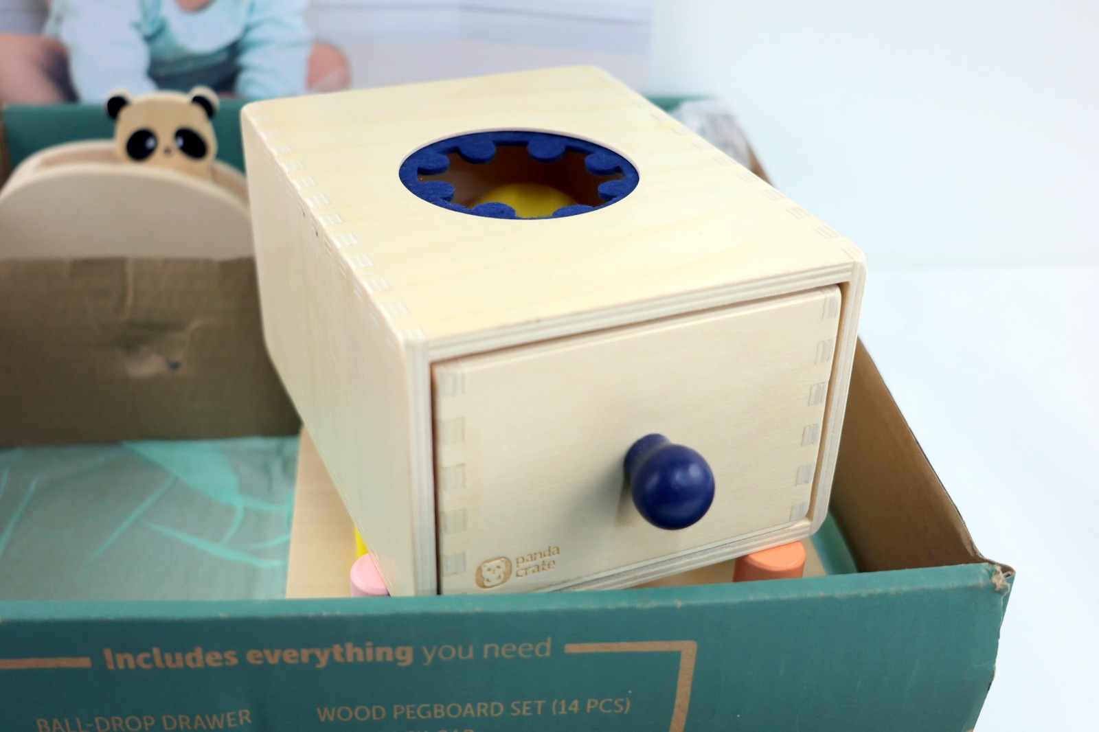 Kiwi Co Panda Crate 13-18 Months “Let’s Play” Independent Play Complete Kit!