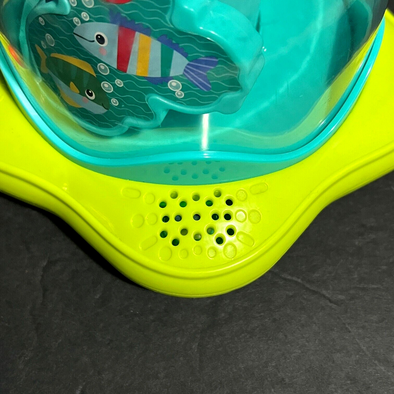 Bright Starts Press & Glow Spinning Top w/Lights & Music Ages 6-36 mos.