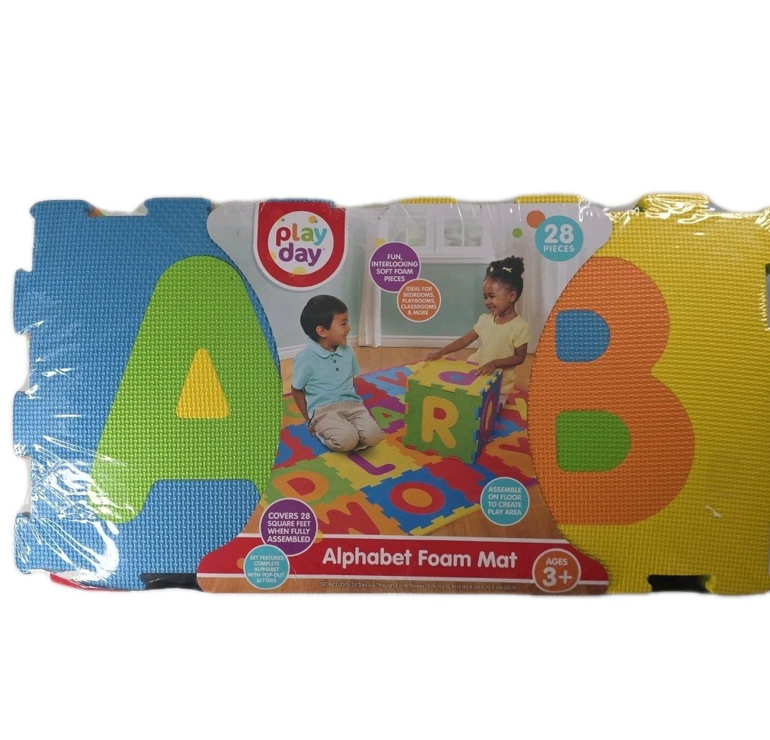 28 Piece Alphabet ABC Foam Playmat Learning Toy Spark Create Imagine – NEW EBS