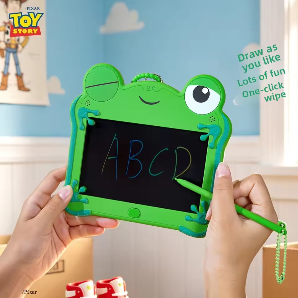 Toy Story 5 Frog Lilypad LCD Tablet Keychain Erasable Drawing Toy Boys Puzzle