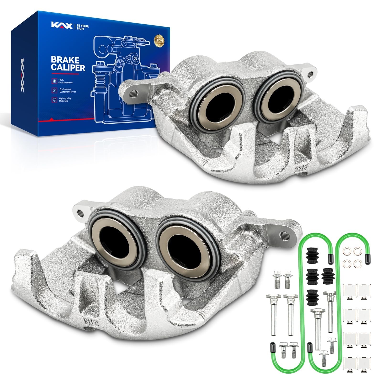 KAX Front Left & Right Disc Brake Caliper Assembly Fits for Ford F-150 2012 2…