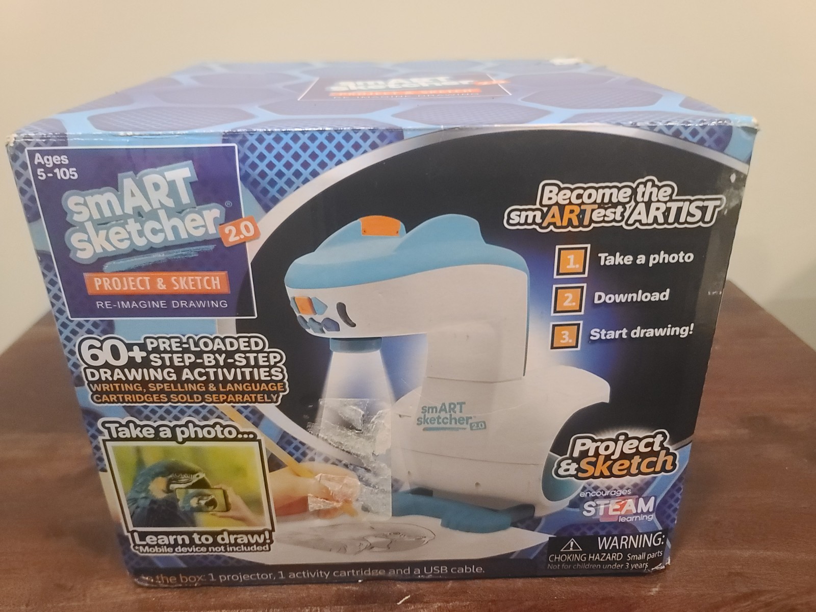 Flycatcher Smart Sketcher 2.0, Teal & White