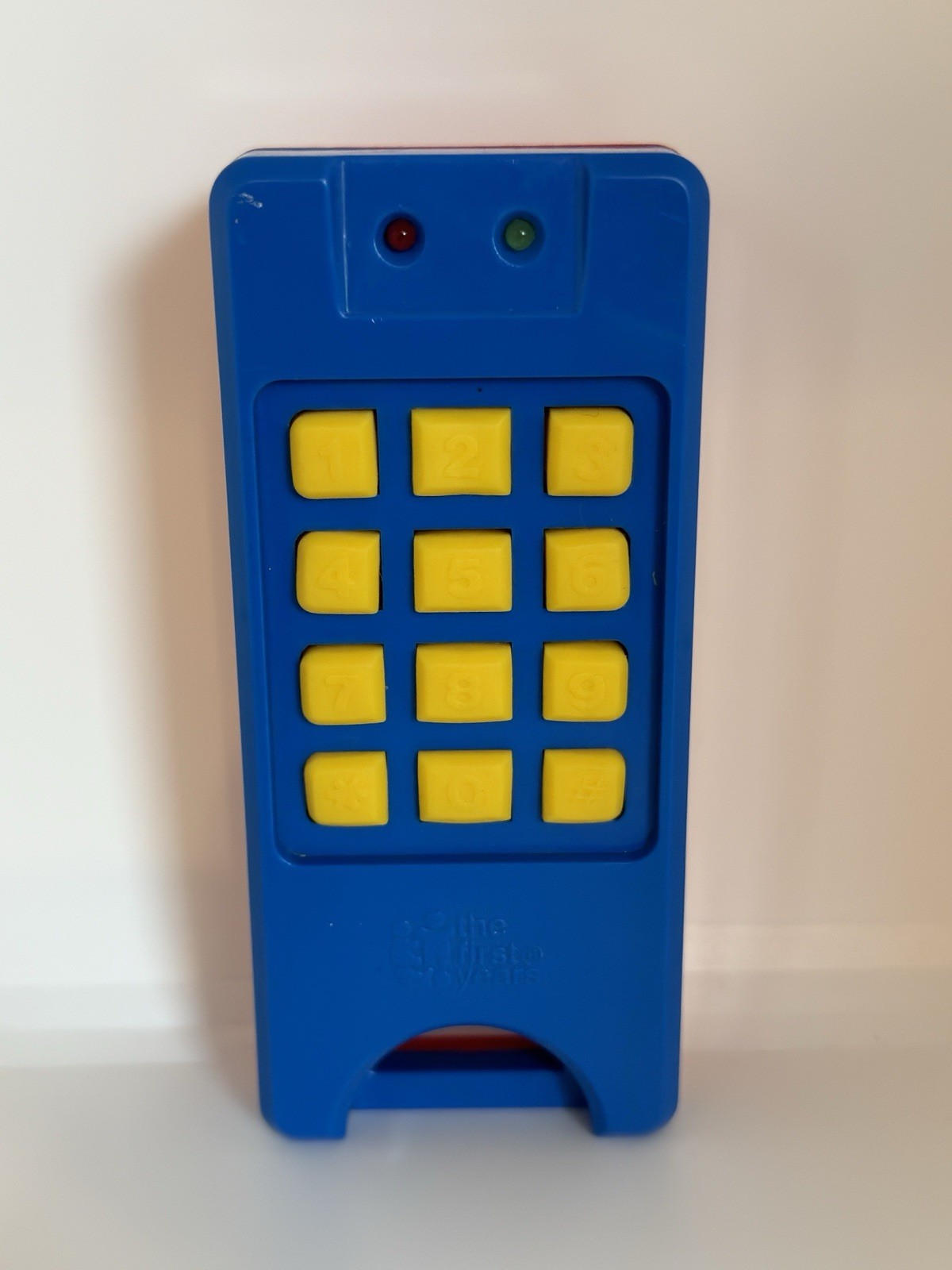 1993 The First Years Remote Red Blue Yellow Car Sounds Toy Tested/Working