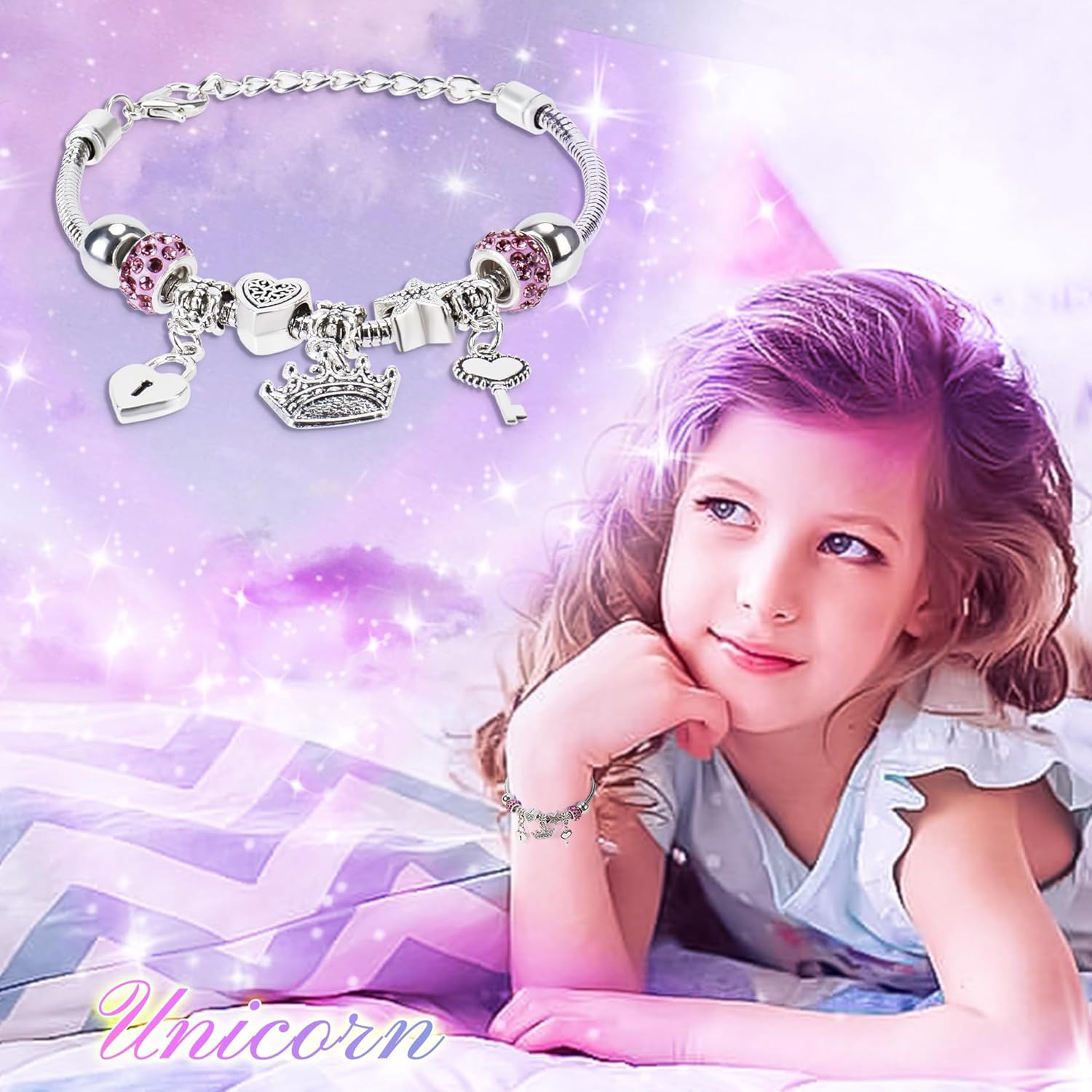 Unicorns Gifts for Girls Kids Toys 3 4 5 6 7 8 9 10 Years Old with LCD Writing T