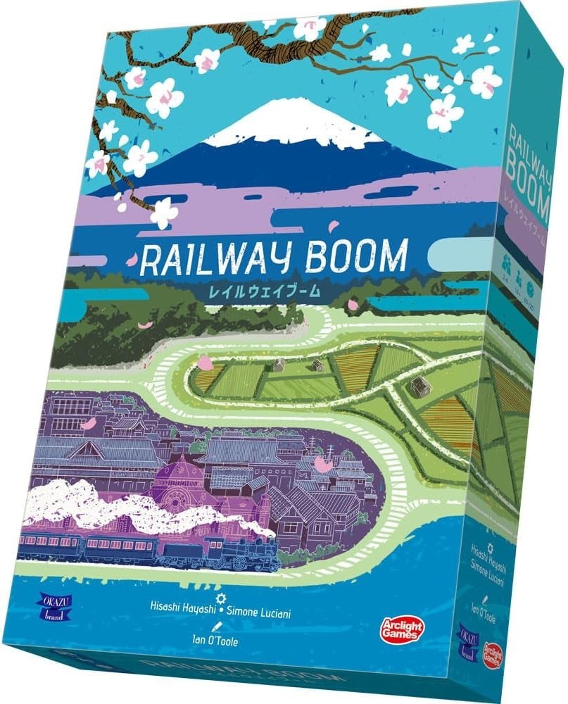 Arclight Railway Boom Board Game 2-4P 60-120 Min 14+ English Rules Japanese