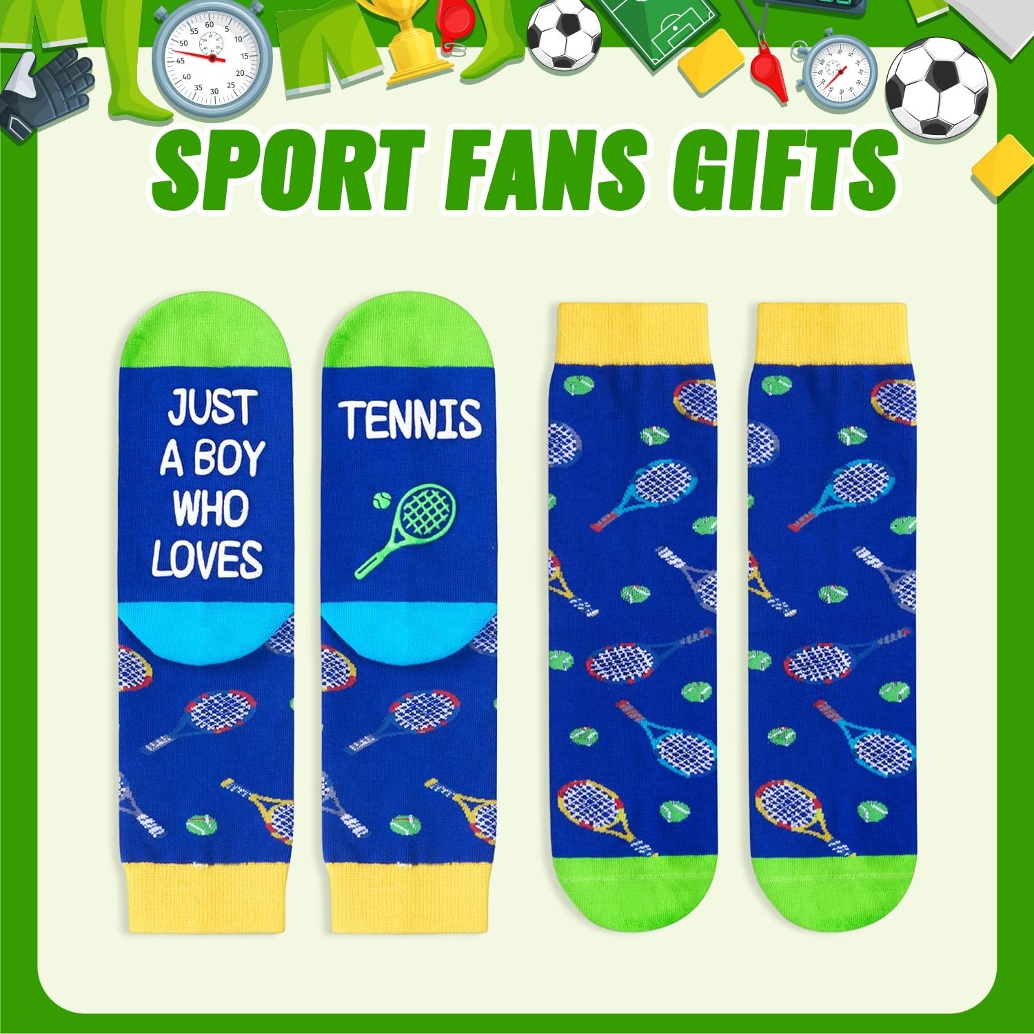HAPPYPOP Sports Gifts for Kids – Boys Basketball Tennis Hockey Baseball Socce…
