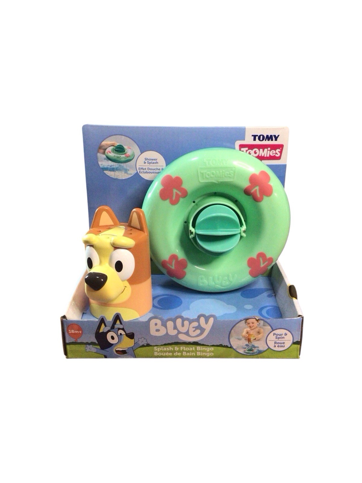 Bluey Splash And Float Bingo From Tomy Toomies For 18+ Month Old Baby- New