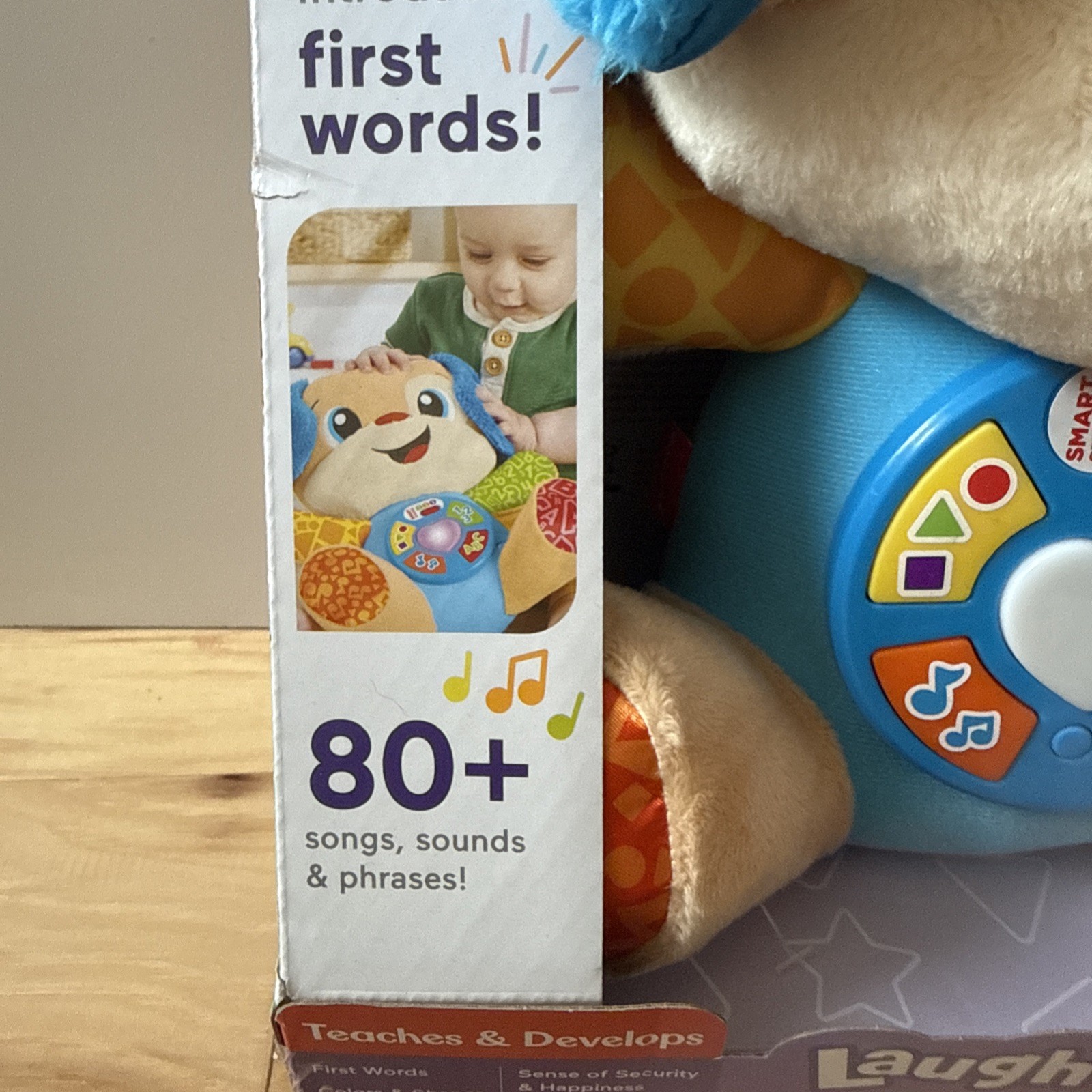 Fisher-Price Laugh & Learn Smart Stages Puppy Baby Toy 6–36 Months Lights Sounds