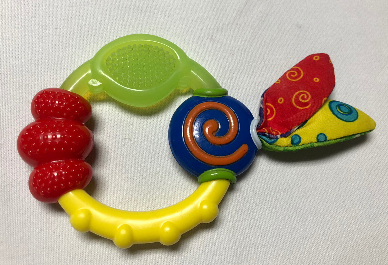 Baby Infant Toys Developmental Sensory Teething Rattle Crinkle Stroller Lot Of 9