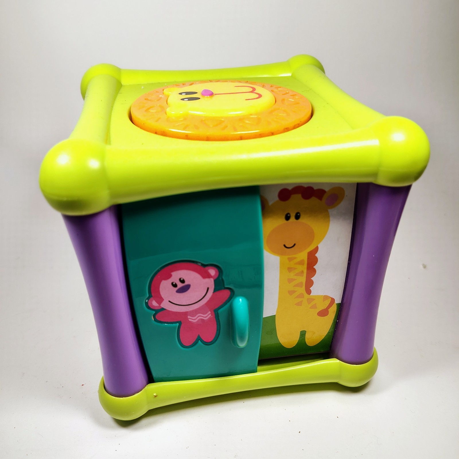 Fisher-Price Animal Activity Cube Toy Exploration Fun Ages 6-36 Months