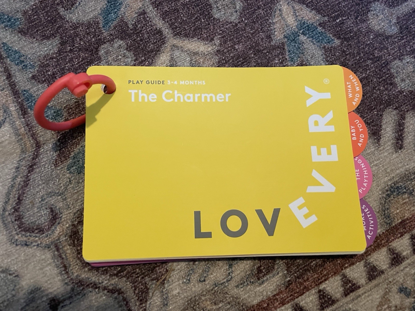 LOVEVERY The Charmer Playkit Guide 3-4 Months – Replacement Manual