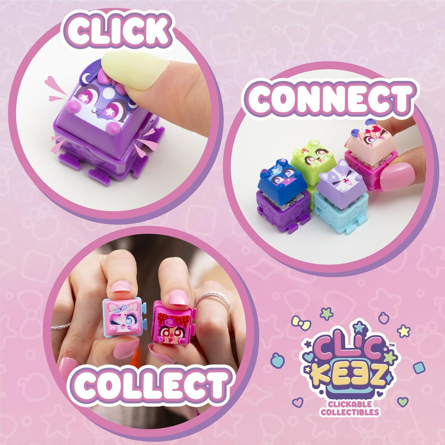 Multipack | Includes 5 Clickable Keyboard Collectibles! | 70 Characters to Find,