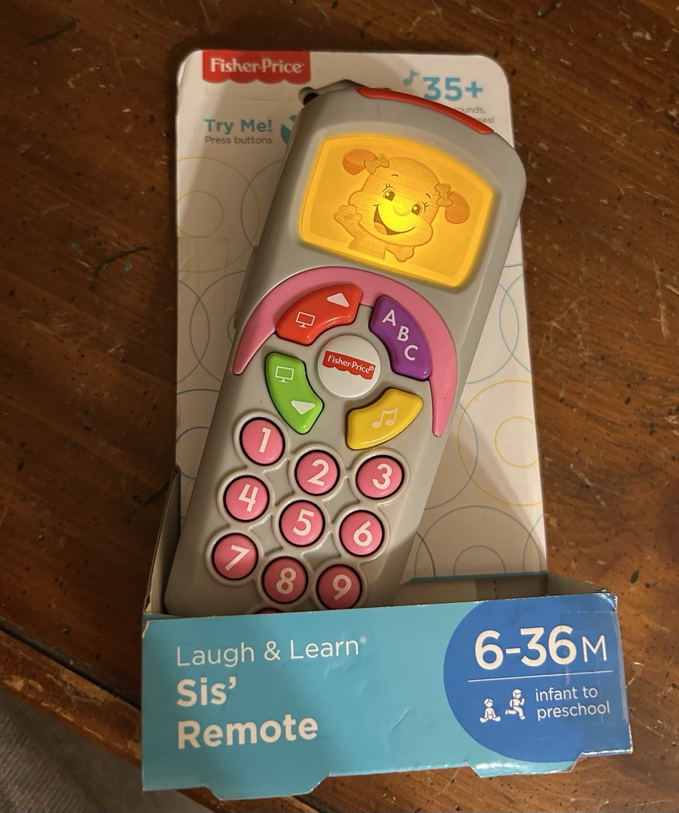 Fisher Price Laugh & Learn Sis Remote 6-36 Mos