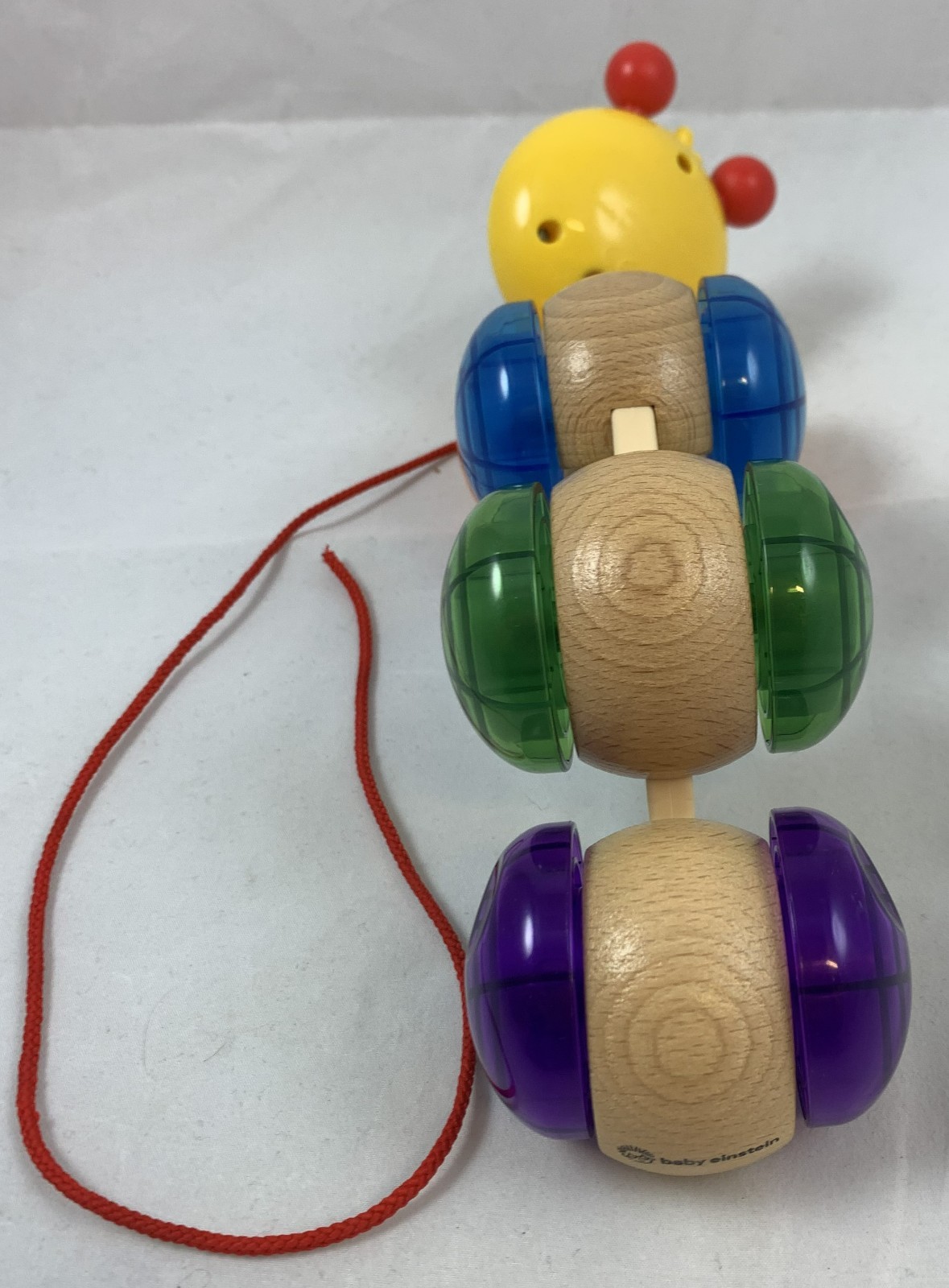 Hape Baby Einstein Inch Along Cal Pull Along Animal Bobble Caterpillar Wooden…