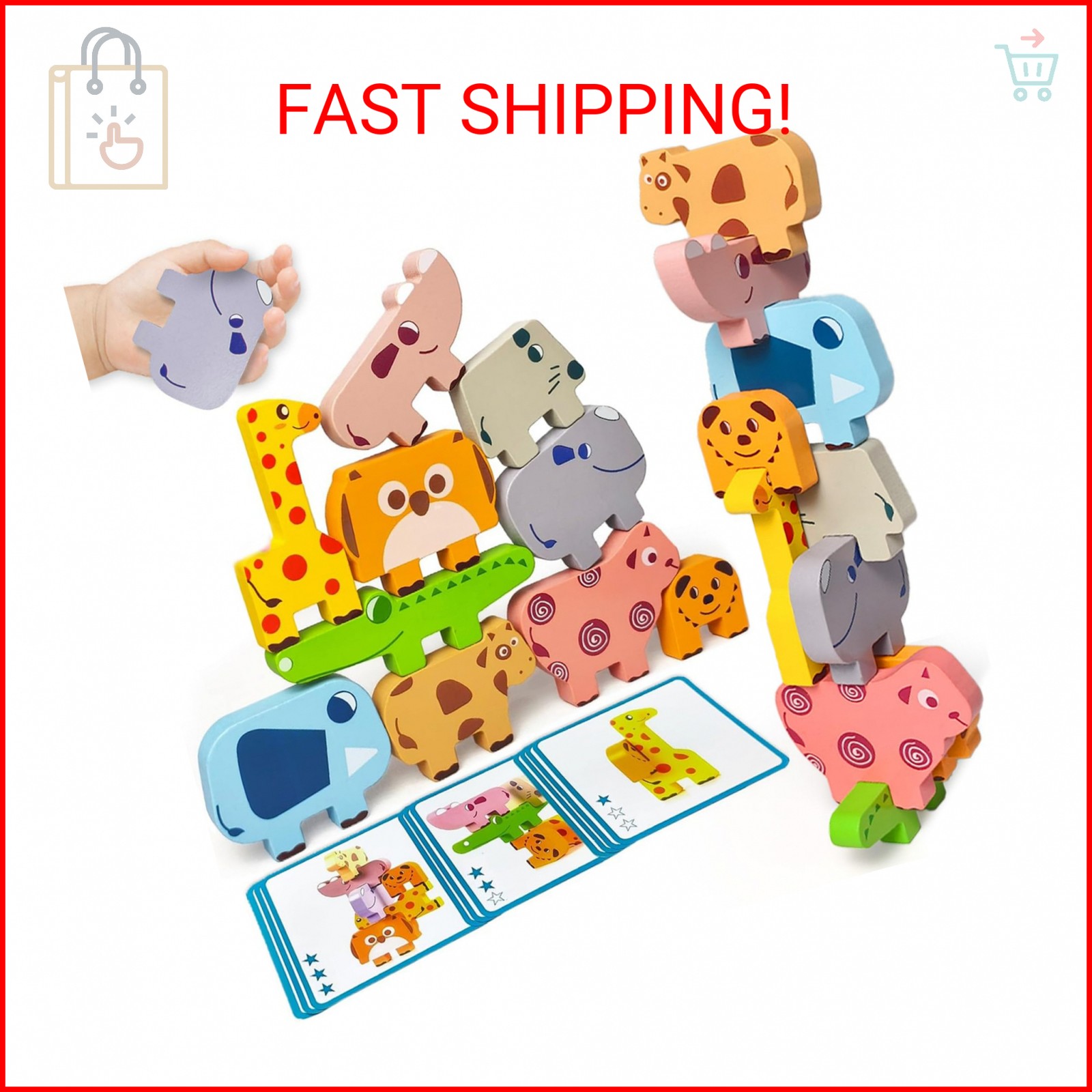 Vaiheng Toys for Toddlers 1-3, Montessori Toys for 1 2 3 4 Year Old Boys & Girls
