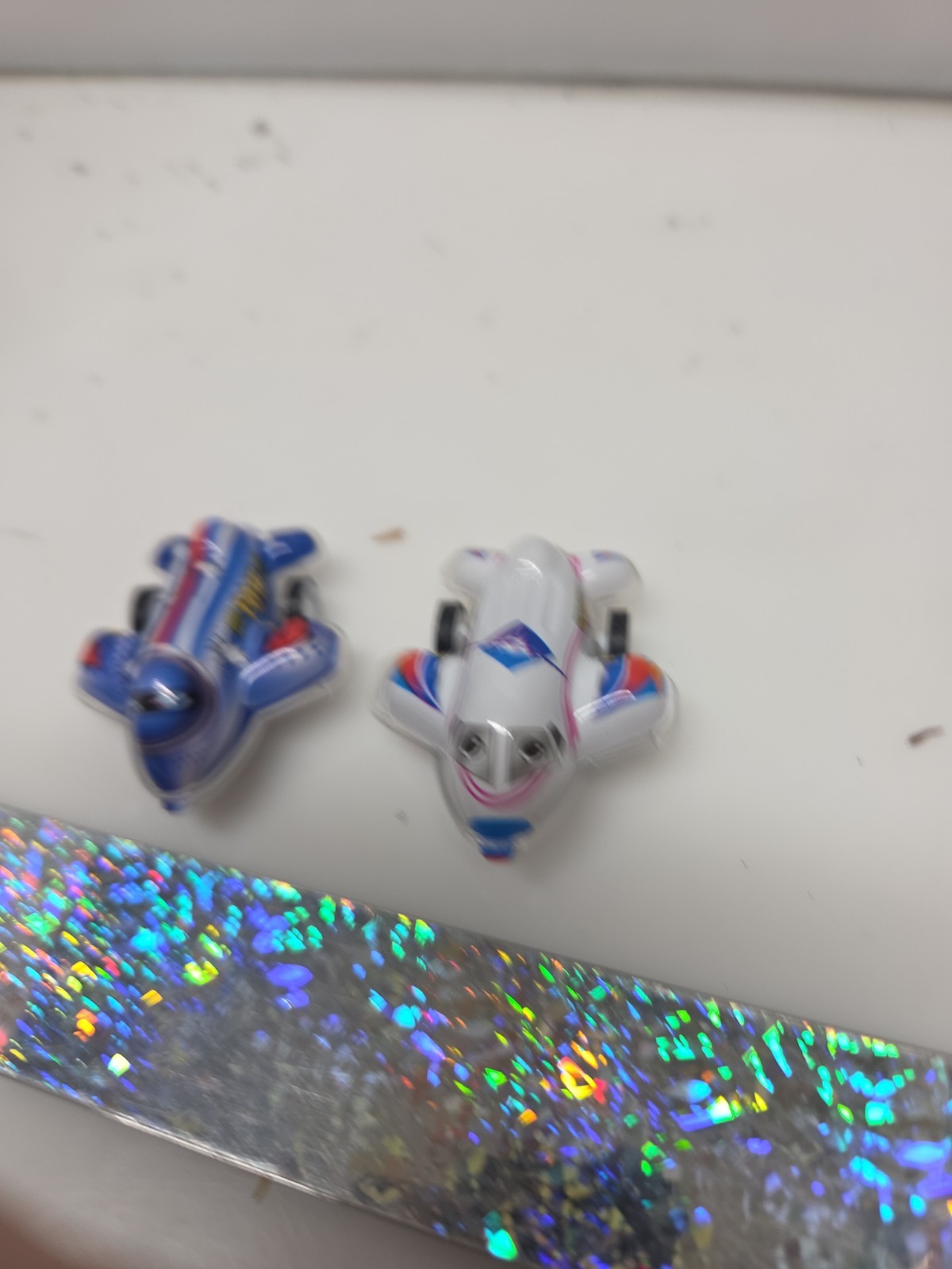 Children Pull Back Small Airplane Toy Inertial Colourful Mini Airplane Lot Of 2