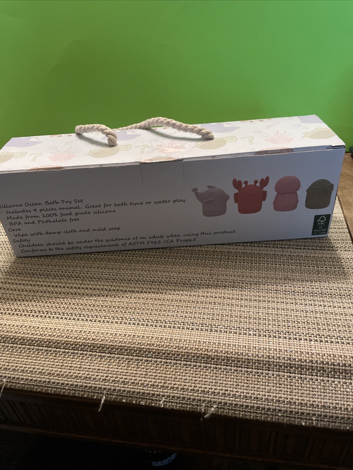 Charlie & Aria 4 Piece Silicone Animal Bath Toy Set Ages 0+