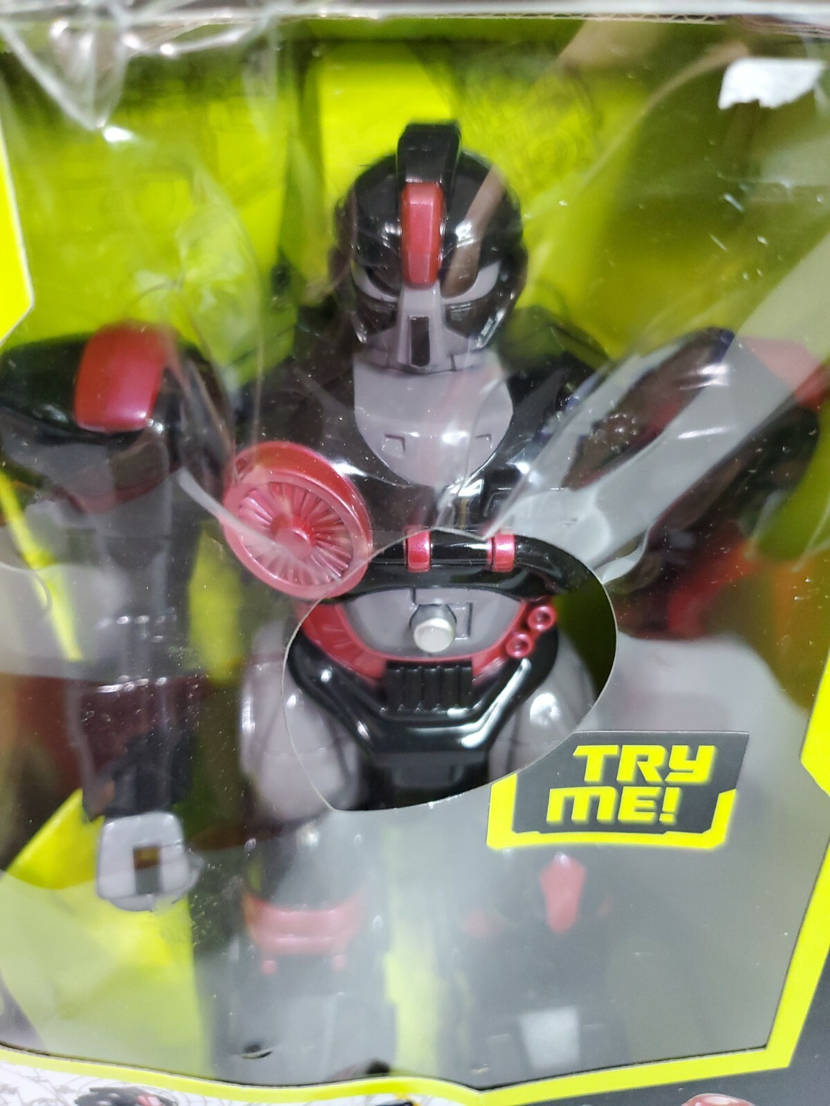 M.A.R.S. Motorized Walking Cyber Bot Attack Robot Polar Captain. DAMAGE BOX