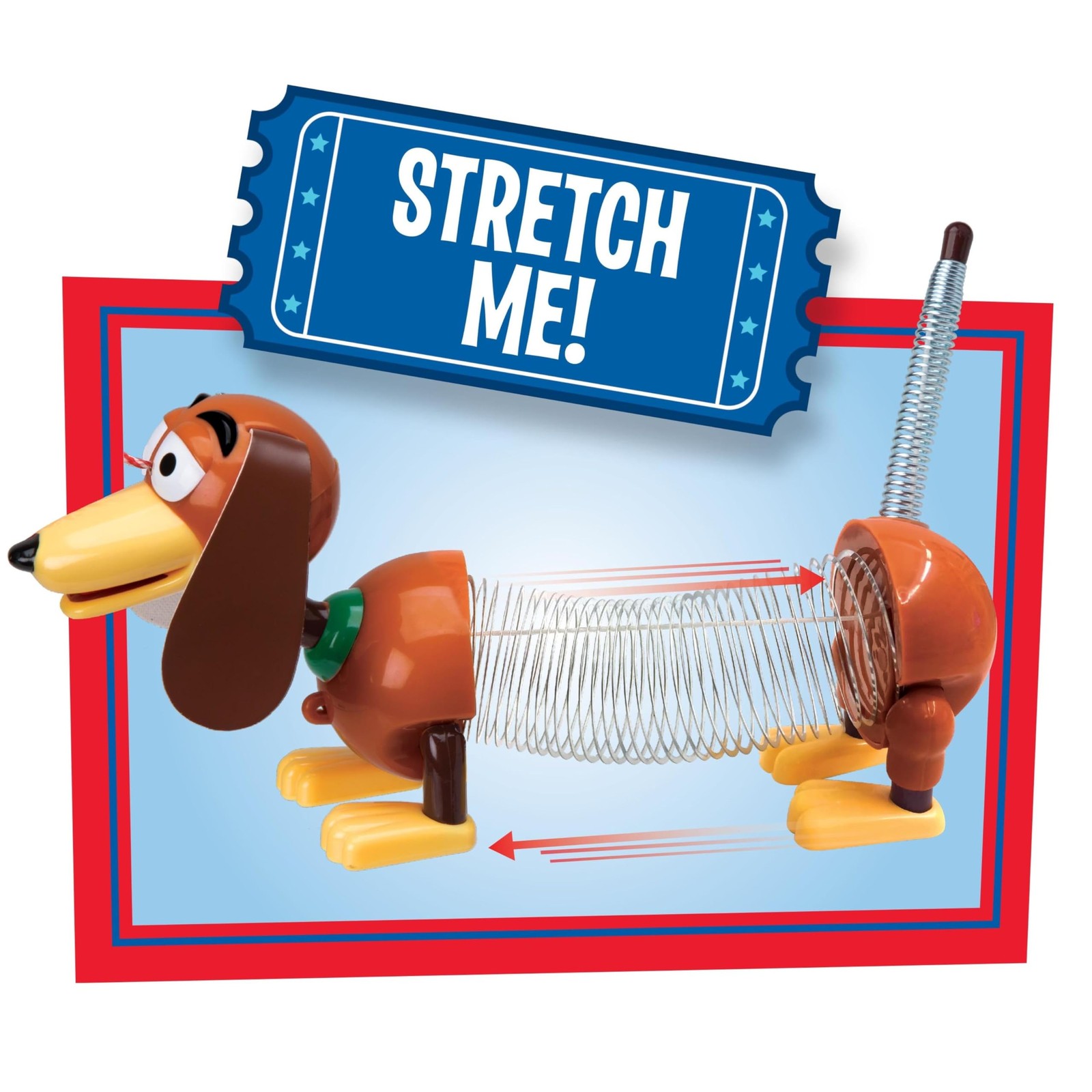 Disney and Pixar Toy Story Slinky Dog Jr Pull Toy, Toys for 3 Year Old Girls an
