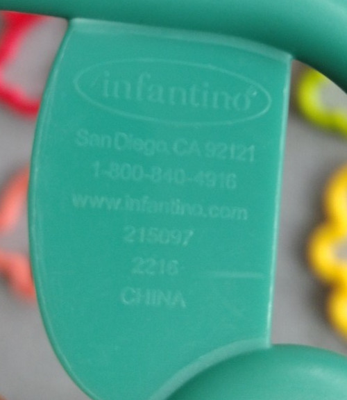 Infantino Animal Parade Animal Shaped Rings 19 Links Clips Bunny Lion Turtle