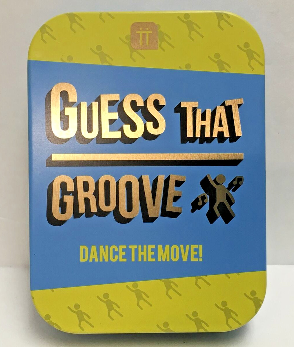 GUESS THAT GROOVE DANCE THE MOVE NIB 130 DANCE MOVES 65 CARDS TALKING TABLES