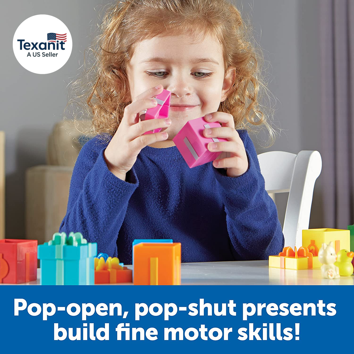 Counting Surprise Party – Toddler Montessori Toys, Stacking Preschool Activities