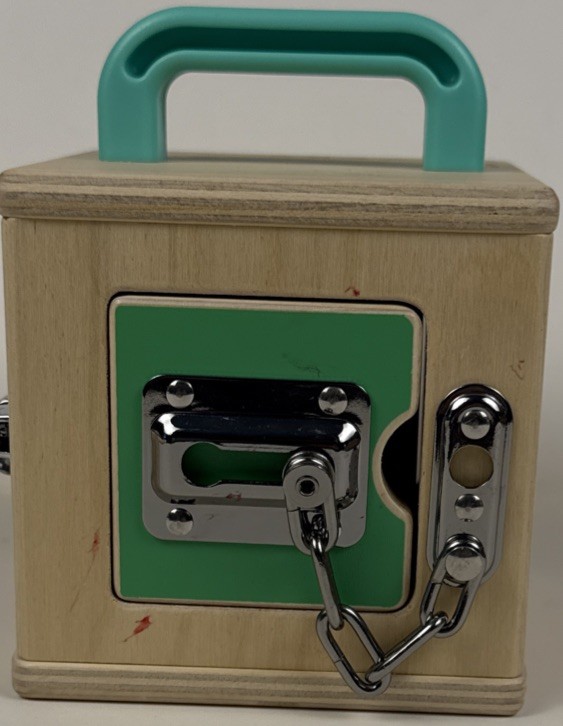 Lovevery The Lockbox Wooden Montessori Fine Motor Toy 19-21M NEW