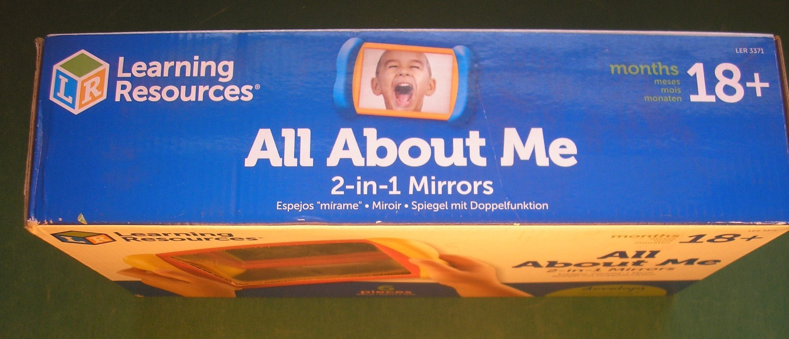 18 months plus set of 6 Mirrors Learning Resources All About Me Baby 2 in 1