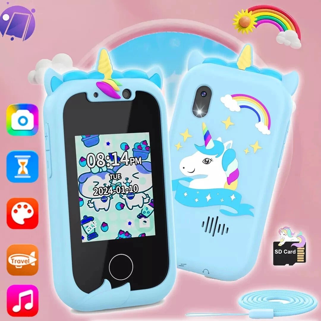 Kids Smart Phone Toys for Girls Ages 3-7 with Dual Camera – Toddler Phone Toys