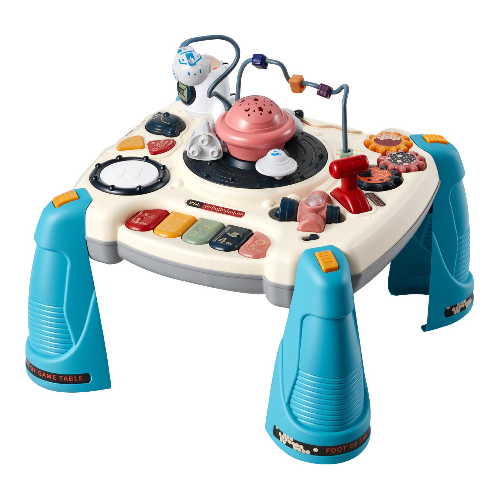 VEVOR Toddler Learning Table 6-36 Months Activity Table with 60+ Sound Sources