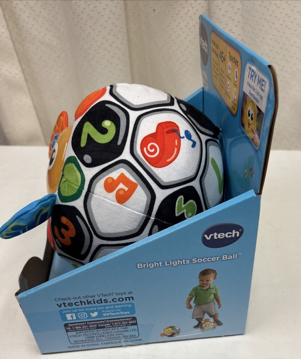 VTech Bright Lights Musical Soccer Ball 6 to 36 Months Babys Developmental Toy