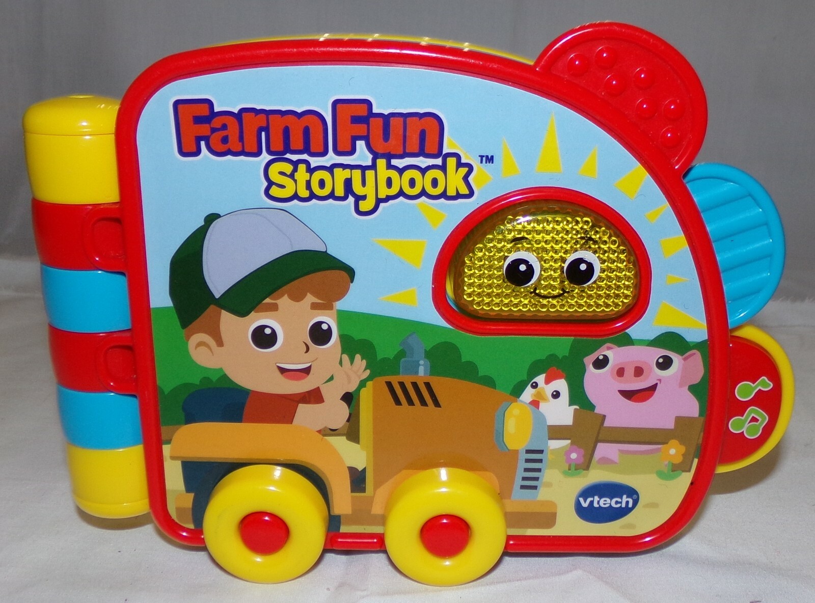 VTech Farm Fun Storybook Baby Toy Toddler Teaching Learning Story Book Lights