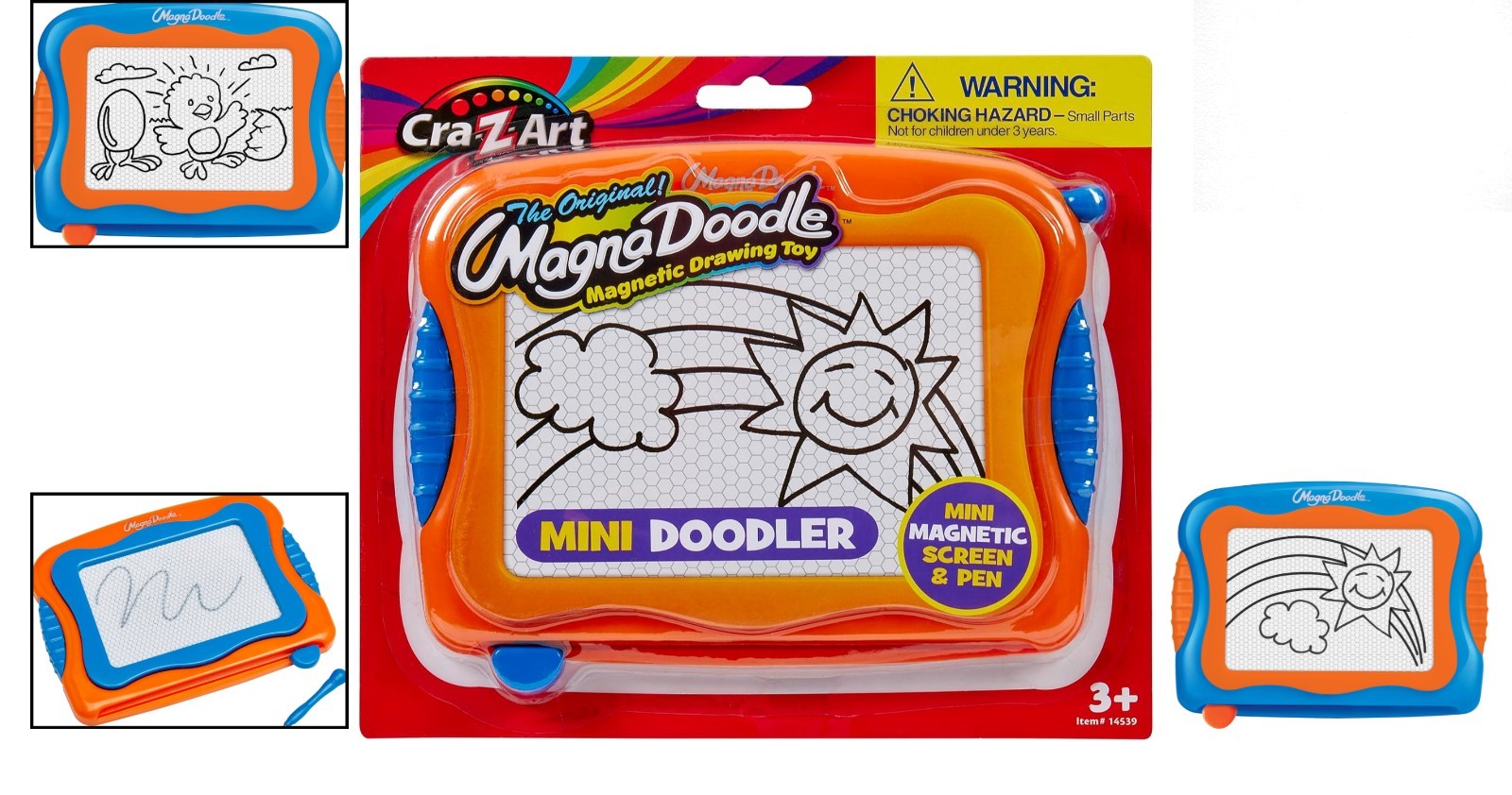 Kids Magnetic Sketch Pad – Portable Doodler with Detachable Pen for Ages 3+