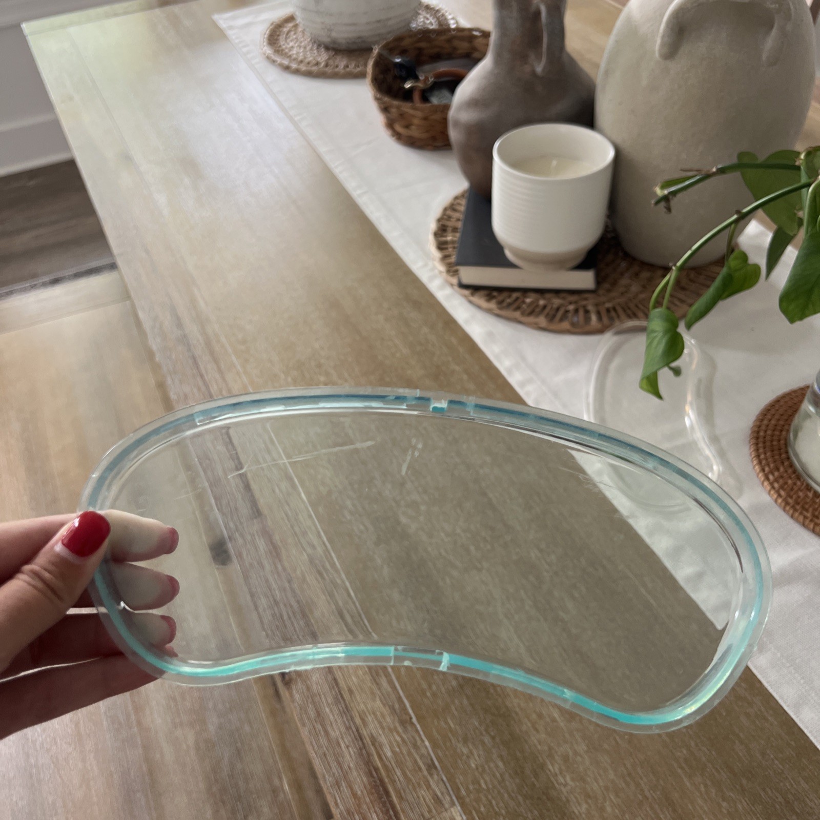 Skip Hop Silver Lining Cloud Activity Blue Plastic Snack Dish Tray • Replacement