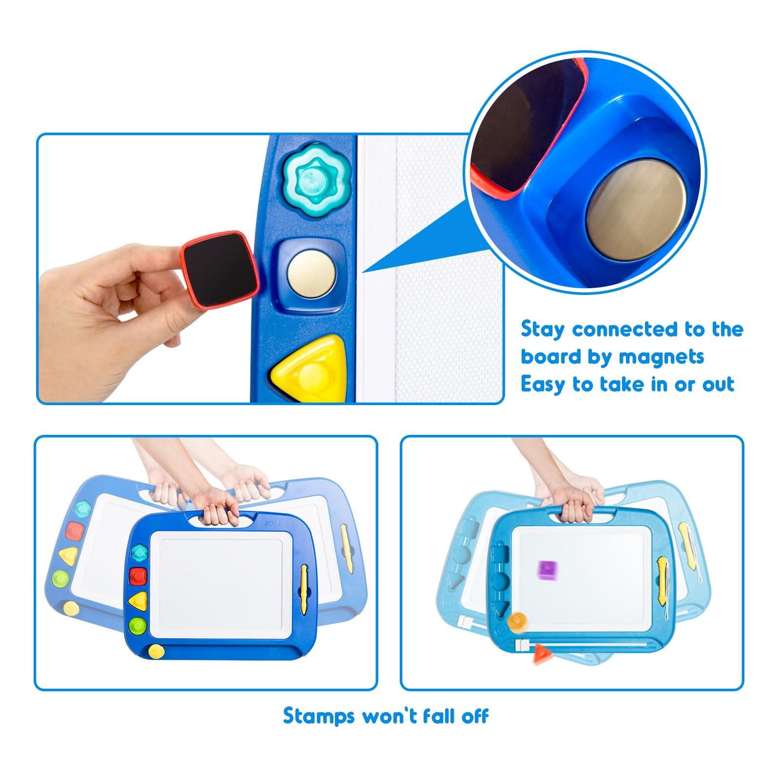Toddler Toys for Kids, Large Magnetic Drawing Board for Birthday Gift, Toys f…
