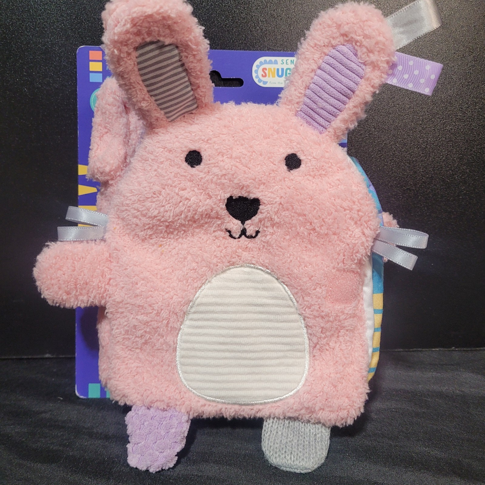 Sensory Snuggles Pink Bunny Soft Book Ages 0+