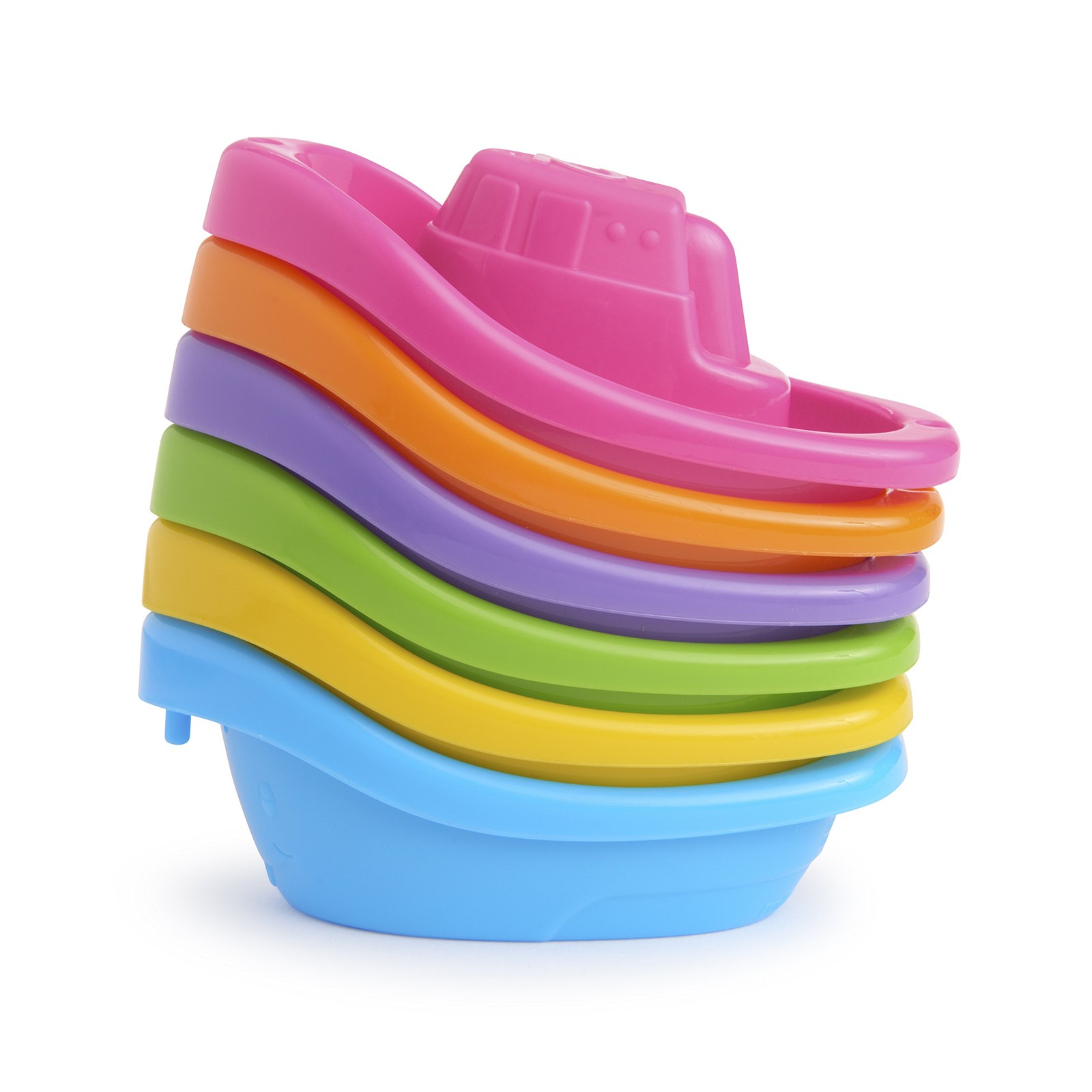 Munchkin® Little Boat Train Bath Toy, 6 Count (Pack of 1),