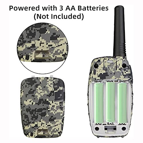 RT628 Kids Walkie Talkies,Army Toys for 5-13 Year Old Boys Camouflage