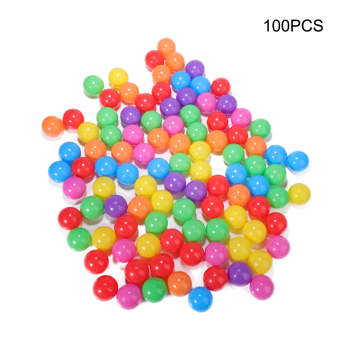 100PCS Ocean Balls 5.5cm Colorful Soft Baby Kids Pit Balls Swim Fun Play Toys US