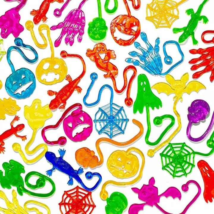 Colorful Glow Sticky Toys – Stretchy Fun Halloween & Easter Party Favors for Kid