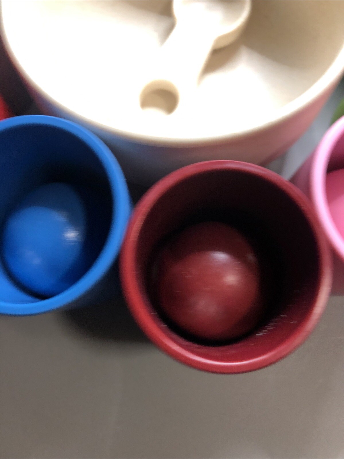 Rainbow Balls in Cups Toddler Montessori Toys for 3 Year Old Up, Kids Preschool