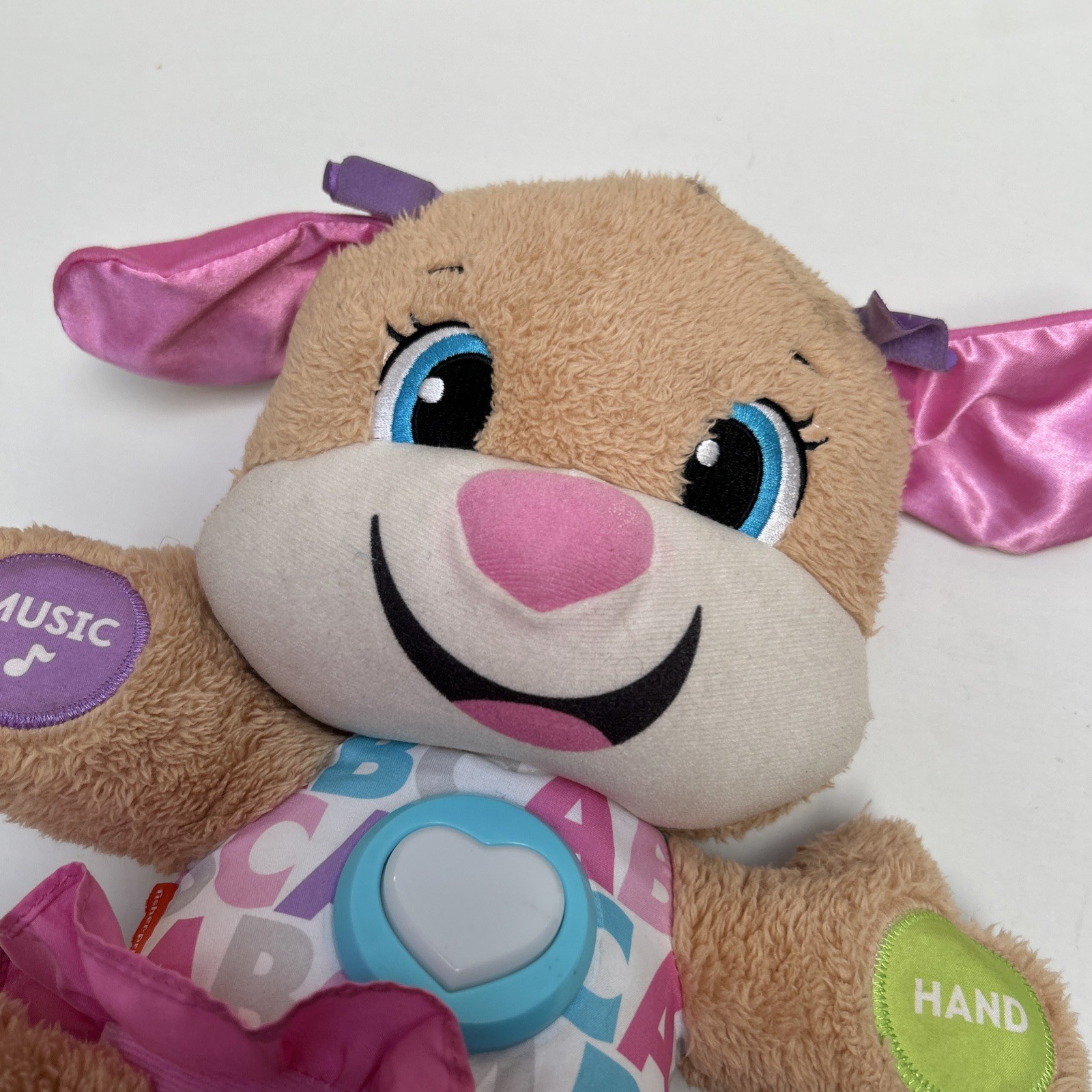 Fisher Price Laugh & Learn Smart Stages Sis Pink 2017 Interactive Plush Puppy